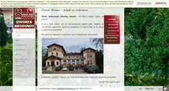 Desktop Screenshot of dworekbrodowo.pl